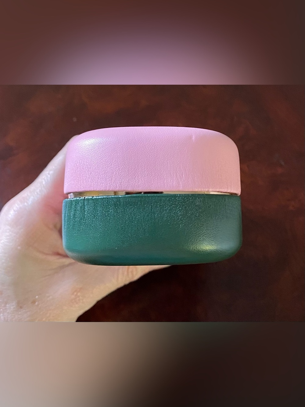 kate spade NY Glasses/Sunglasses Case,  Pink and Hunter Green - Picture 8 of 9